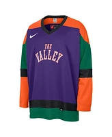 Nike Men's Purple Phoenix Suns 2024/25 City Edition Courtside Heavyweight Hockey Jersey