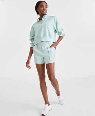 Ideology Womens Quarter Zip Sweatshirt Shorts Exclusively At Macys