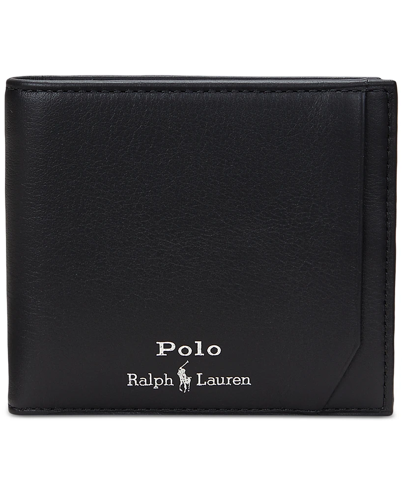 Polo Ralph Lauren Men's Smooth Leather Billfold Wallet