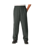 KingSize Big & Tall Fleece Open-Bottom Sweatpants