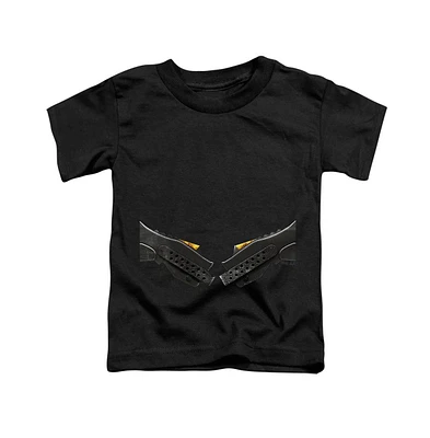 Batman Toddler Girls The Baby-Girls (2022) Chest Logo Short Sleeve Tee / T-Shirt