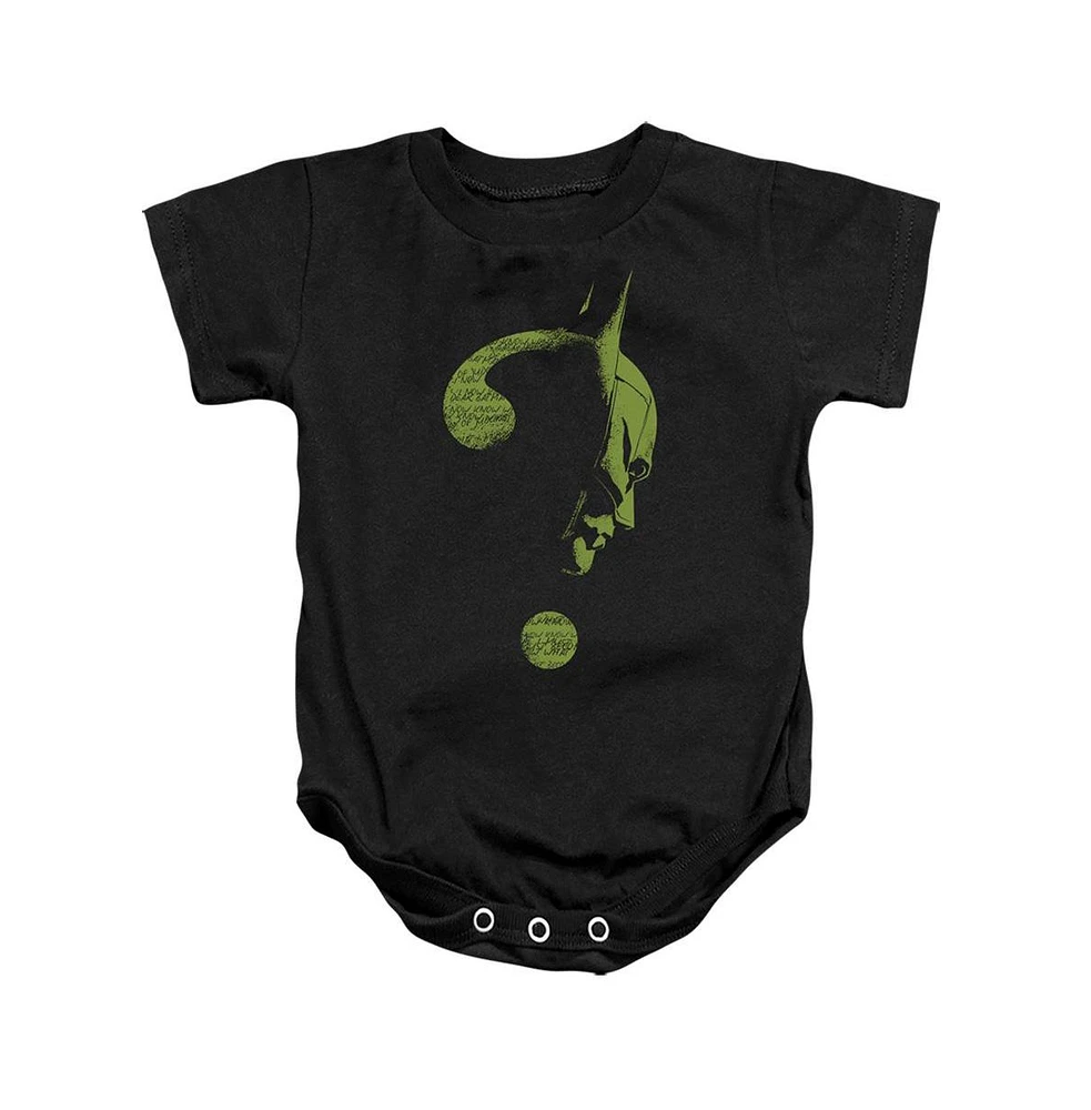 Batman Baby Girls The Baby-Girls (2022) Question Mark Snapsuit