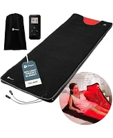 Lifepro Infrared Red Light Therapy Body Wrap - Pain Relief & Recovery Mat with 3 Modes, 660nm & 850nm Red Light Therapy