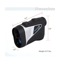 SereneLife Golf Laser Range Finder Monocular with Pin-Seeking Mode