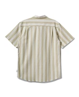 Quiksilver Men's Oxford Stripe Classic Short Sleeve Shirt