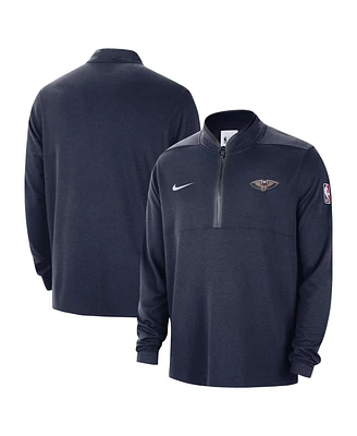 Nike Men's Navy New Orleans Pelicans 2024/25 Courtside Performance Half-Zip Top