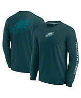 Fanatics Men's and Women's Midnight Green Philadelphia Eagles Elements Strive Long Sleeve T-Shirt