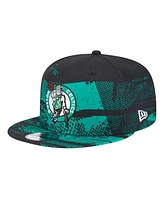 New Era Men's Black Boston Celtics Tip-Off 9FIFTY Snapback Hat