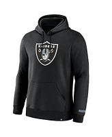 Fanatics Men's Black Las Vegas Raiders Legacy Fleece Pullover Hoodie