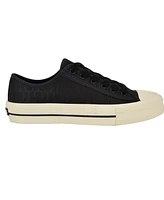 Guess Women's Carey Jacquard Logo Low-Top Lace-Up Sneakers