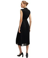 Boss by Hugo Boss Women's Plisse-Crepe Dress