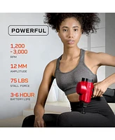 LifePro Sonic Pro Percussion Massage Gun - Deep Tissue Handheld Massager with 8 Attachments for Back, Neck & Muscle Relief