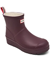 Hunter Women's Play Insulated Shearling Short Rain Boots from Finish Line