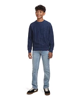 Levi's Big Boys Branded Jacquard Crewneck Sweatshirt