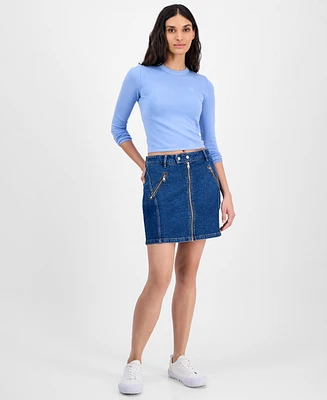 Hugo Women's Denim Mini Skirt