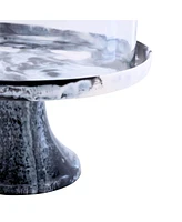 Godinger Lucente Resin Cake Stand and Dome