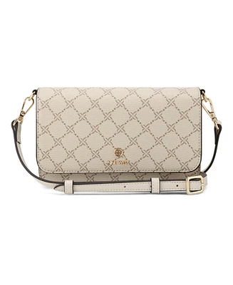Nine West Women's Lockup 9 Phone Crossbody Wallet