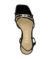 Guess Women's Twilla G Open Toe Two Piece Stiletto Heel Dress Sandals