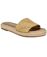 Guess Women's Katic Slide Espadrille Flat Sandals