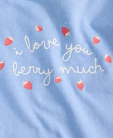 First Impressions Baby Girls I Love You Berry Much Graphic T-Shirt, Exclusively at Macy's