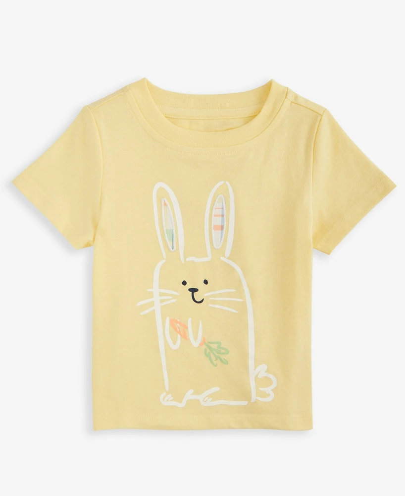 First Impressions Baby Boys Big Bunny Graphic T-Shirt, Exclusively at Macy's