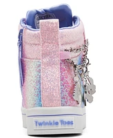 Skechers Little Girls Twi-Lites - Charm Glitz Light-Up Casual Sneakers from Finish Line