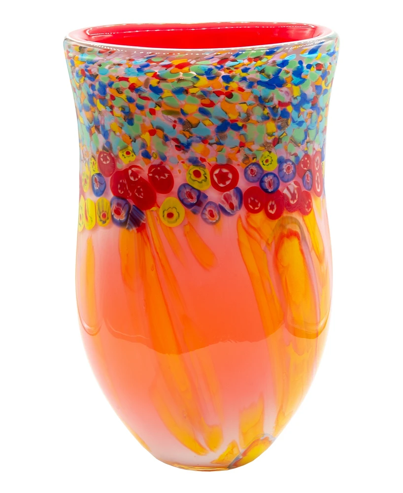 Dale Tiffany 13.75" Salt Creek Art Glass Vase