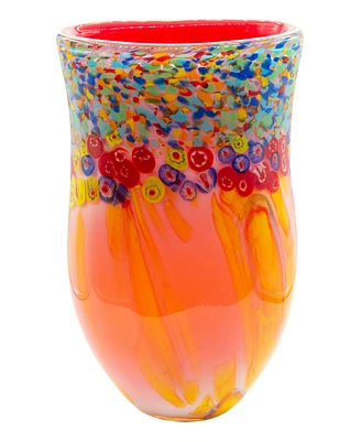 Dale Tiffany 13.75" Salt Creek Art Glass Vase
