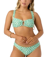 Oneill Juniors Shell Abstract Burleigh Bikini Top Bottoms