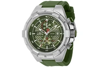 Invicta Men's 39379 Aviator Quartz Multifunction Green, White, Red Dial Watch