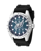 Invicta Men's 47862 Nfl Philadelphia Eagles Quartz Multifunction Blue, Black Dial Watch