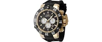 Invicta Men's 47330 Subaqua Quartz Chronograph Black, White, Gold Dial Watch