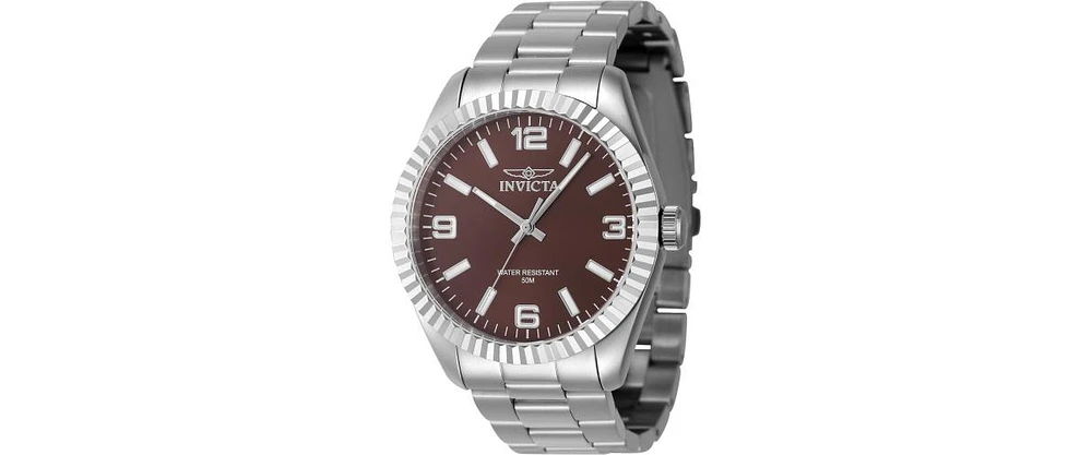 Invicta Men's Specialty Quartz 3 Hand Copper Dial Watch