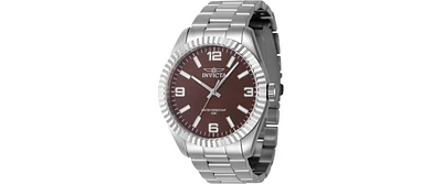 Invicta Men's Specialty Quartz 3 Hand Copper Dial Watch