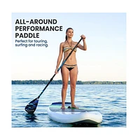 SereneLife Adjustable 3-Piece Sup Paddle with Carry Bag