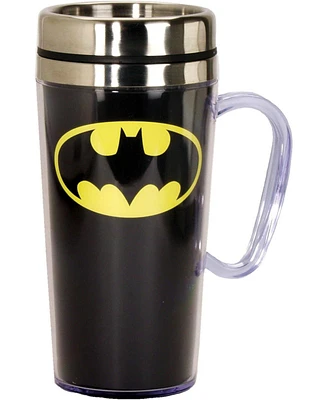 Spoontiques Batman Insulated Travel Mug, 15 oz, Black