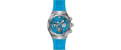 TechnoMarine Women's Tm-523006 Reef Quartz Chronograph Silver, Sky Blue Dial Watch