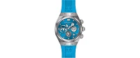 TechnoMarine Women's Tm-523006 Reef Quartz Chronograph Silver, Sky Blue Dial Watch