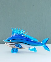 Dale Tiffany 11.5" Coronado Fish Art Glass Figurine