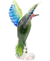 Dale Tiffany 10" Hummingbird Art Glass Figurine