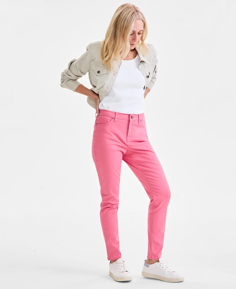 Style & Co Women's Mid Rise Curvy-Fit Skinny Jeans, Created for Macy's