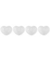 Le Creuset Stoneware Heart Mini Bowls, Set of 4