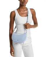 Michael Kors Kyla Small Hazy Blue Convertible Crossbody