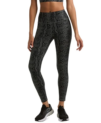 Reebok Women's Id Train Snake-Print Leggings