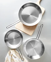 Arch Studio Stainless Steel Frypans, Set of 3, Exclusively at Macy's