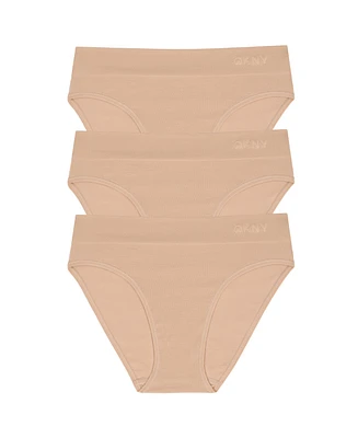 Dkny Women's Seamless Litewear Bikini Underwear 3 Pack DK5017NP3