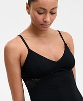 I.n.c. International Concepts Women's Lace-Inset Knit Chemise, Exclusively at Macy's