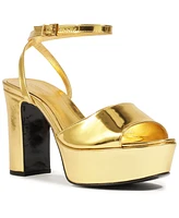 Schutz Women's Lenne Round Toe Platform Sandals