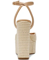 Steve Madden Women's Wanona Raffia Wedge Sandals