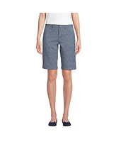 Lands' End Petite Classic 12" Chambray Shorts